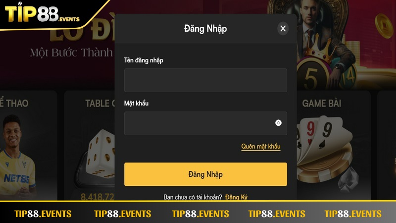 Hướng Dẫn Cách Đăng Nhập TIP88 Từ A Đến Z Cho Người Chơi Mới Anh em có thể tiến hành đăng nhập TIP88 trên Website